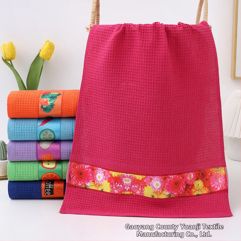 Чайна кухненска кърпа, блендована материя, тегло 53 g, водопоглъщане 16–20S, печат на лого