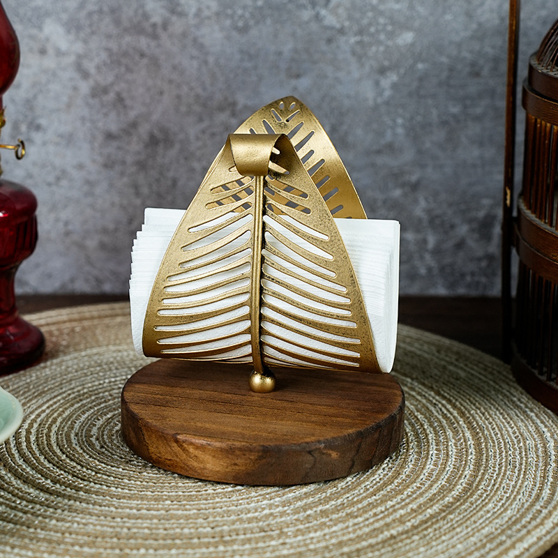 Θήκη χαρτοπετσετών - σε σχήμα φύλλου, σιδερένια, σκανδιναβικό στυλ, Master gu