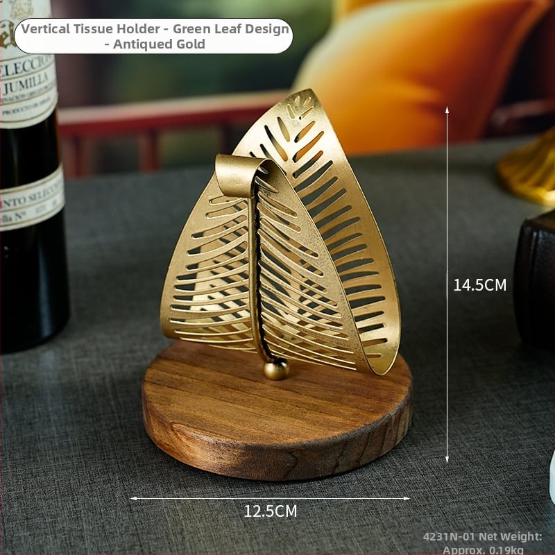 Θήκη χαρτοπετσετών - σε σχήμα φύλλου, σιδερένια, σκανδιναβικό στυλ, Master gu