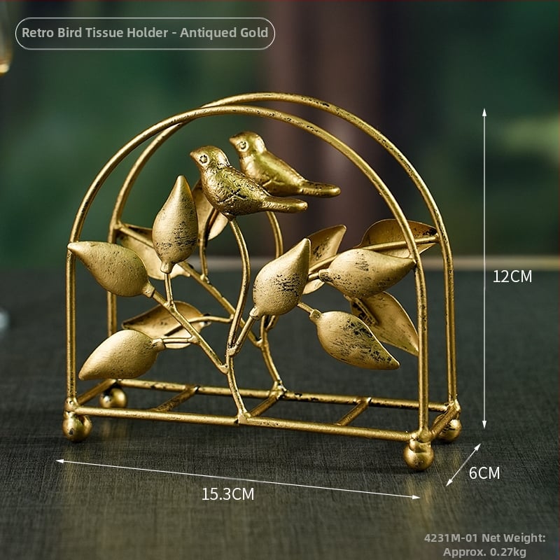 Θήκη χαρτοπετσετών - σε σχήμα φύλλου, σιδερένια, σκανδιναβικό στυλ, Master gu