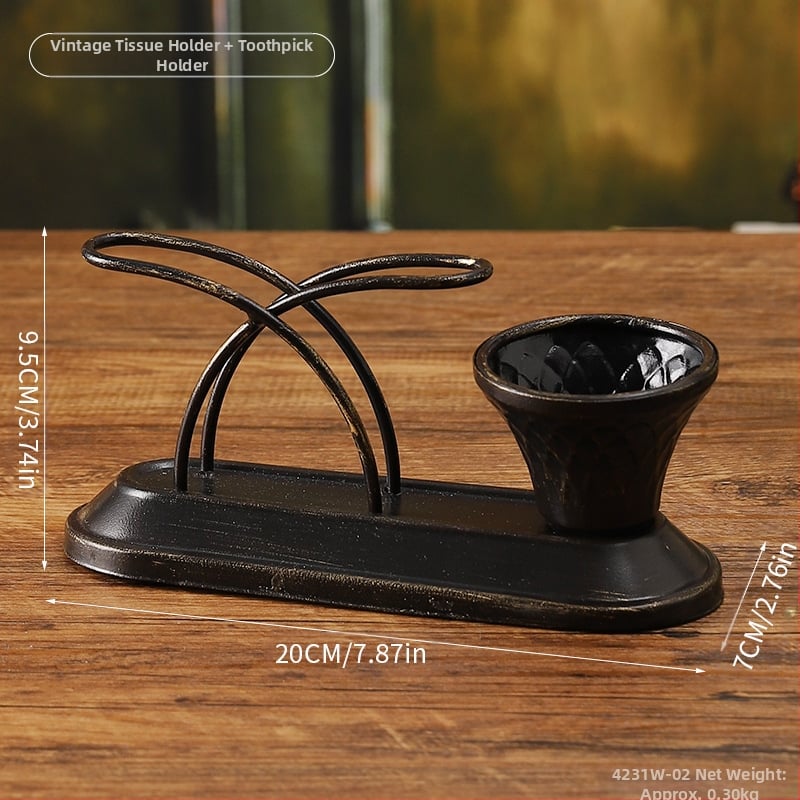 Θήκη χαρτοπετσετών - σε σχήμα φύλλου, σιδερένια, σκανδιναβικό στυλ, Master gu