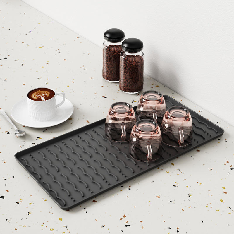 Szilikon konyhai munkalapmat, négyzet alakú, biológiailag lebomló, 2023 télre bemutatva