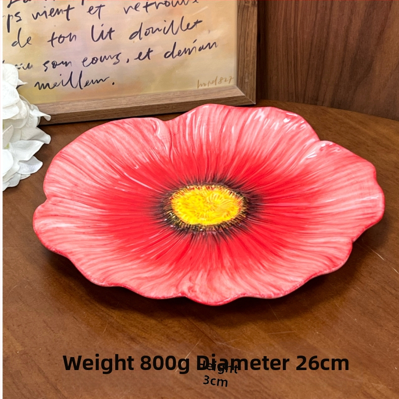 Porcelaninių dubenėlių ir lėkščių rinkinys su gėlių raštu, tinkamas naudoti mikrobangų krosnelėje, pritaikomas