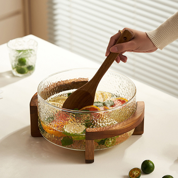 Плодова кошница с стъклена конструкция, марка Sparkling, опростен стил (стартиран през 2024 г., премиум качество)