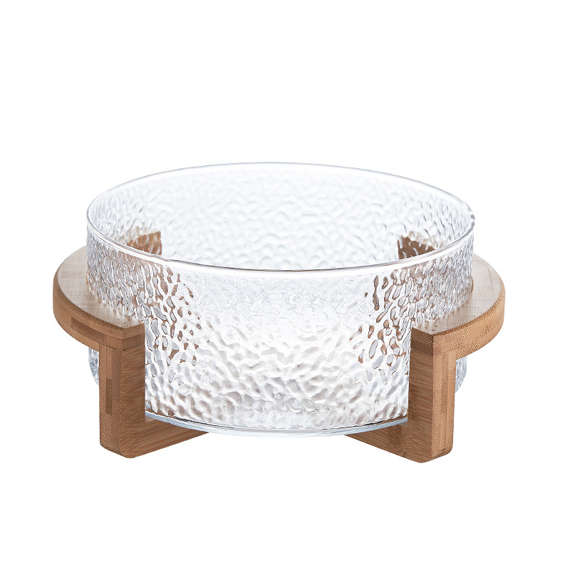 Плодова кошница с стъклена конструкция, марка Sparkling, опростен стил (стартиран през 2024 г., премиум качество)