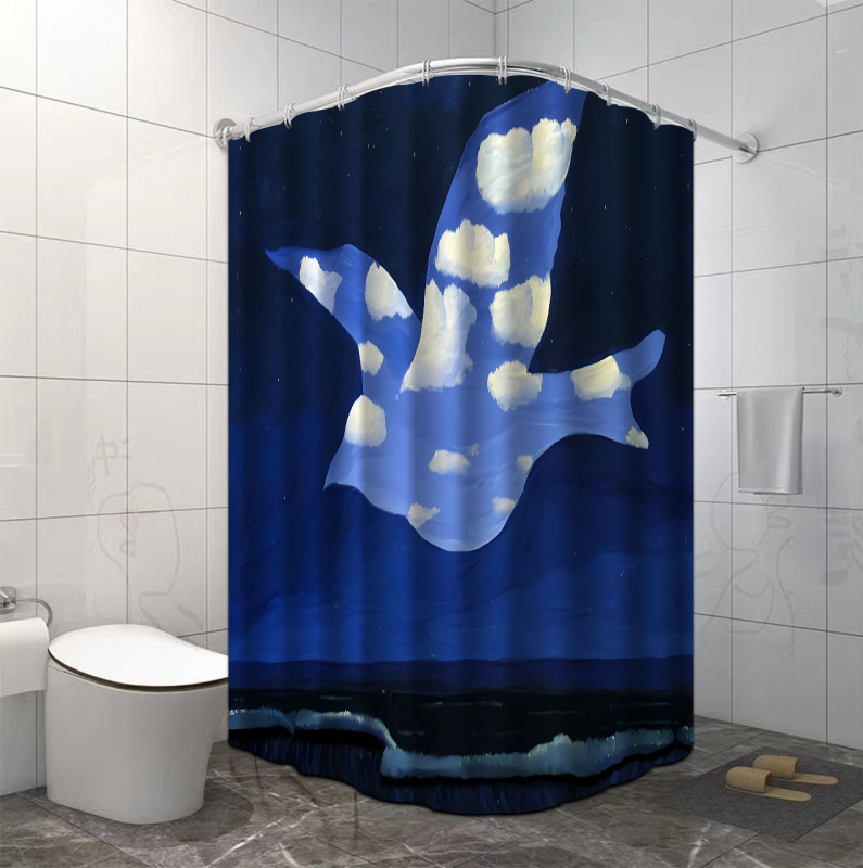 Κουρτίνα ντους, πολυεστέρας, μοντέρνος και μινιμαλιστικός σχεδιασμός, ποικιλία σχεδίων, δυνατότητα εκτύπωσης λογότυπου