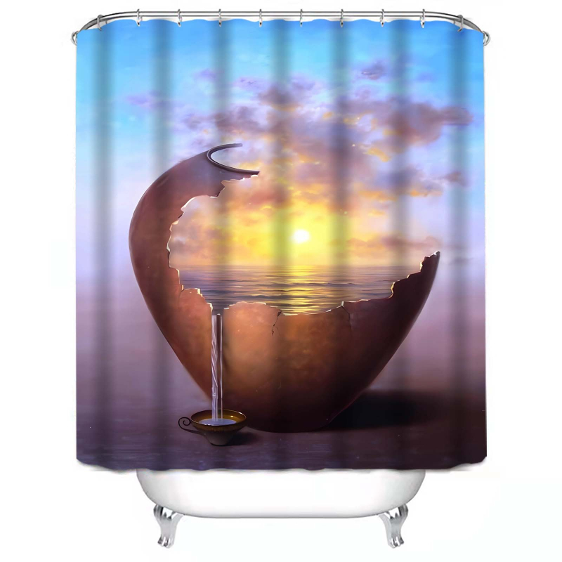 Κουρτίνα ντους, πολυεστέρας, μοντέρνος και μινιμαλιστικός σχεδιασμός, ποικιλία σχεδίων, δυνατότητα εκτύπωσης λογότυπου