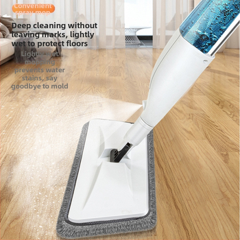 Σφουγγαρίστρα με ψεκασμό νερού – υγρό και ξηρό καθάρισμα, λειτουργία χωρίς χέρια, κεφαλή από μικροΐνες, ράβδος από ανοξείδωτο χάλυβα, ικανότητα φόρτωσης >10 kg