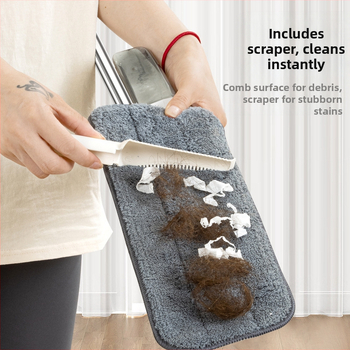 Σφουγγαρίστρα με ψεκασμό νερού – υγρό και ξηρό καθάρισμα, λειτουργία χωρίς χέρια, κεφαλή από μικροΐνες, ράβδος από ανοξείδωτο χάλυβα, ικανότητα φόρτωσης >10 kg