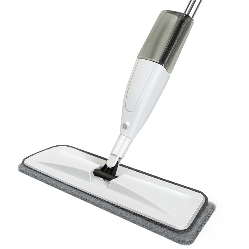 Vizes permetezős mop – nedves és száraz kettős használat, érintés nélküli működés, finomrost fej, rozsdamentes acél rúds, teherbírás >10 kg