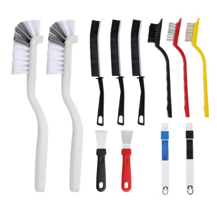 Lijie Σετ βουρτσών καθαρισμού - Μακριά λαβή για κουζίνα: βούρτσες για κούπες, σχισμές και εστία (Πλαστικό, λανσαρισμένο το Χειμώνα 2017)