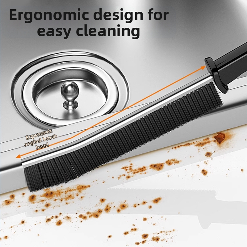 Lijie Sada čistiacich štetcov - Dlhá rukoväť kuchynské štetce na poháre, škáry a platničku (plast, uvedené na trh v zime 2017)