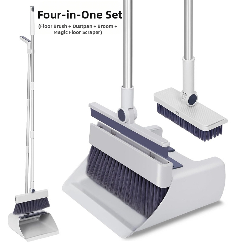 Σετ σκούπας και φτυαριού, πλαστικό, Zhejiang προέλευσης, συσκευασία 12 τεμάχια, κυκλοφόρησε το 2024.4