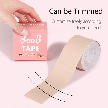 Boob Tape Στήθους - Βαμβακερή ελαστική ταινία, για στήριξη σουτιέν, λεπτή και αόρατη, συγκεντρώνει