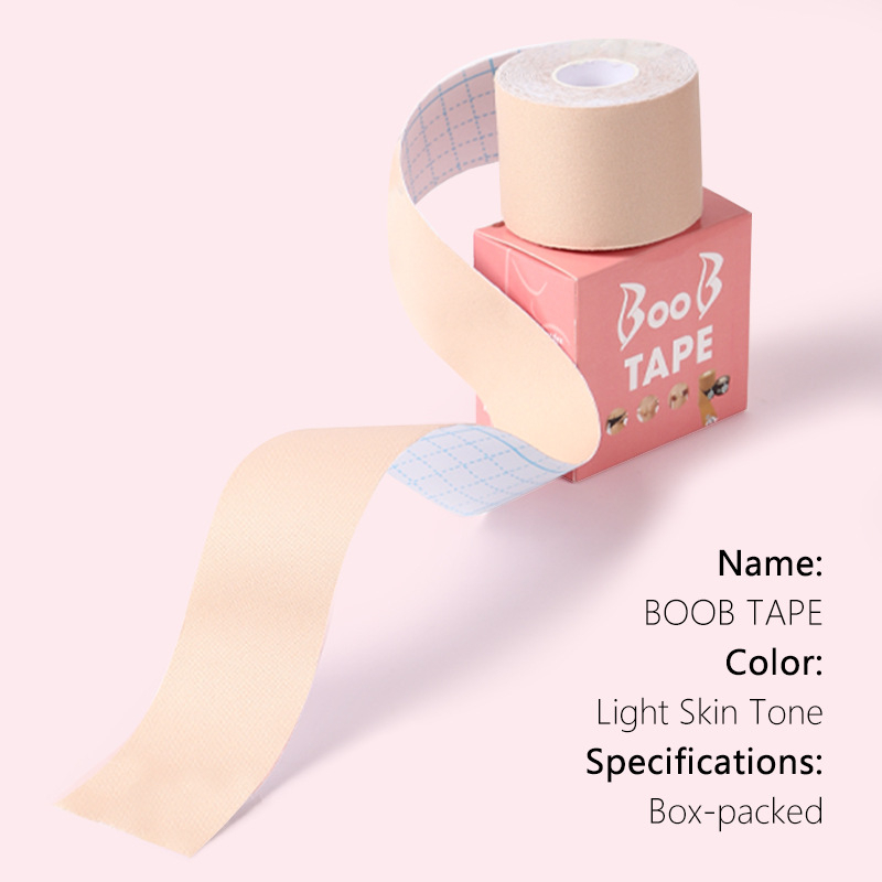 Boob Tape Στήθους - Βαμβακερή ελαστική ταινία, για στήριξη σουτιέν, λεπτή και αόρατη, συγκεντρώνει