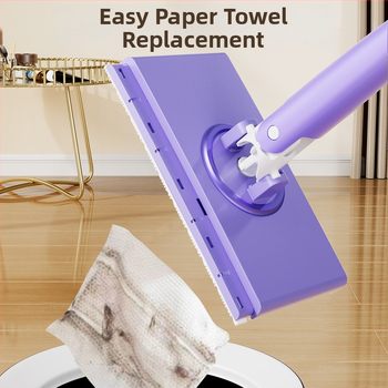 Επίπεδη σφουγγαρίστρα με ατσάλινο κοντάρι, λειτουργικός σφουγγαρίστρα, ελαφρύ 300 g, χωρητικότητα φόρτου έως 10 kg, κυκλοφόρησε το 2024