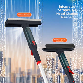 Χειροκίνητος καθαριστής παραθύρων από γυαλί με πανί σε μια πλευρά για τον καθαρισμό αυτοκινήτων