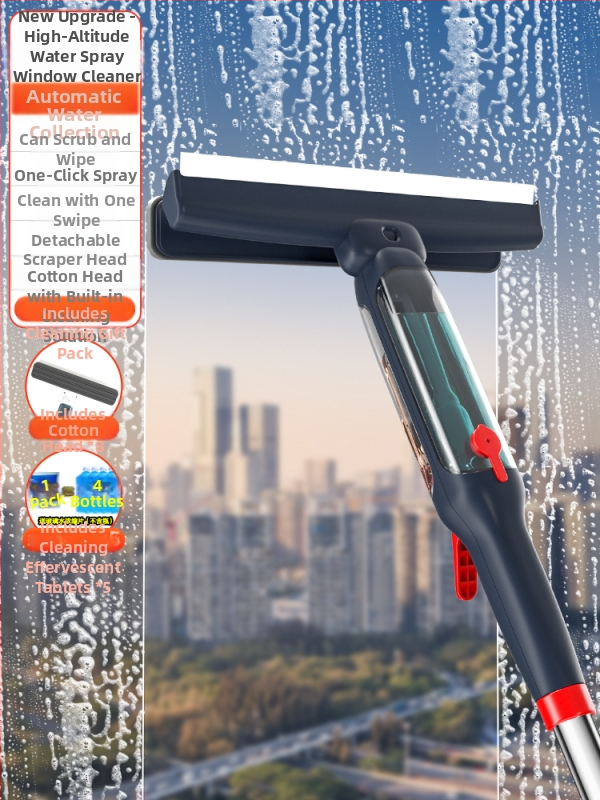 Ръчна скребка за стъклени прозорци със едностранна кърпа за автомобилно почистване