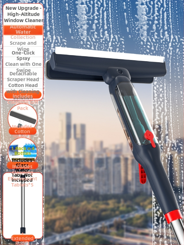 Ръчна скребка за стъклени прозорци със едностранна кърпа за автомобилно почистване