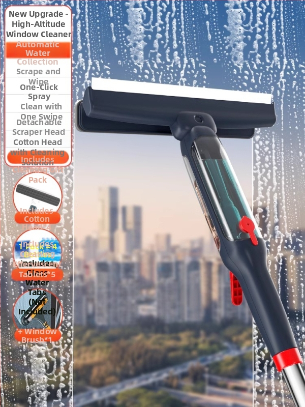 Ръчна скребка за стъклени прозорци със едностранна кърпа за автомобилно почистване