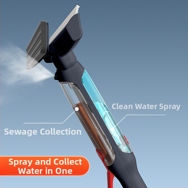 Ръчна скребка за стъклени прозорци със едностранна кърпа за автомобилно почистване