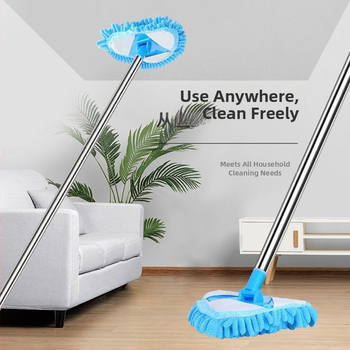 Trikampė chenille šluota — daugiafunkcinis valymas sienoms, grindims, plytelių ir luboms