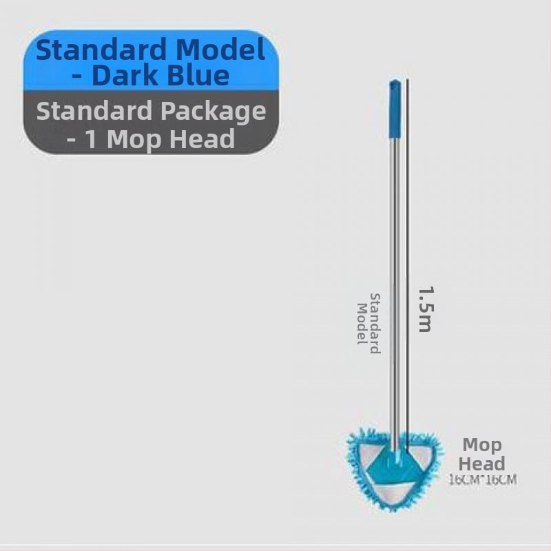 Trikampė chenille šluota — daugiafunkcinis valymas sienoms, grindims, plytelių ir luboms