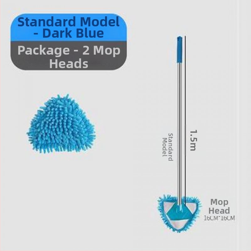 Trikampė chenille šluota — daugiafunkcinis valymas sienoms, grindims, plytelių ir luboms