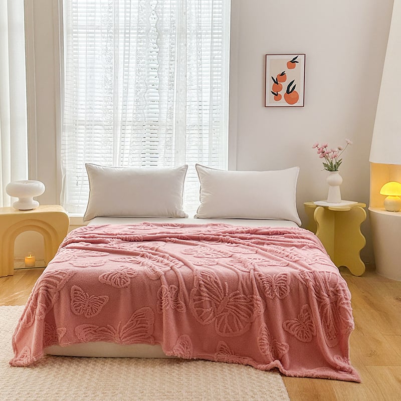Pătură dintr-un singur strat — poliester, greutate sub 300 g, pentru toate anottempiurile, stil modern minimalist.