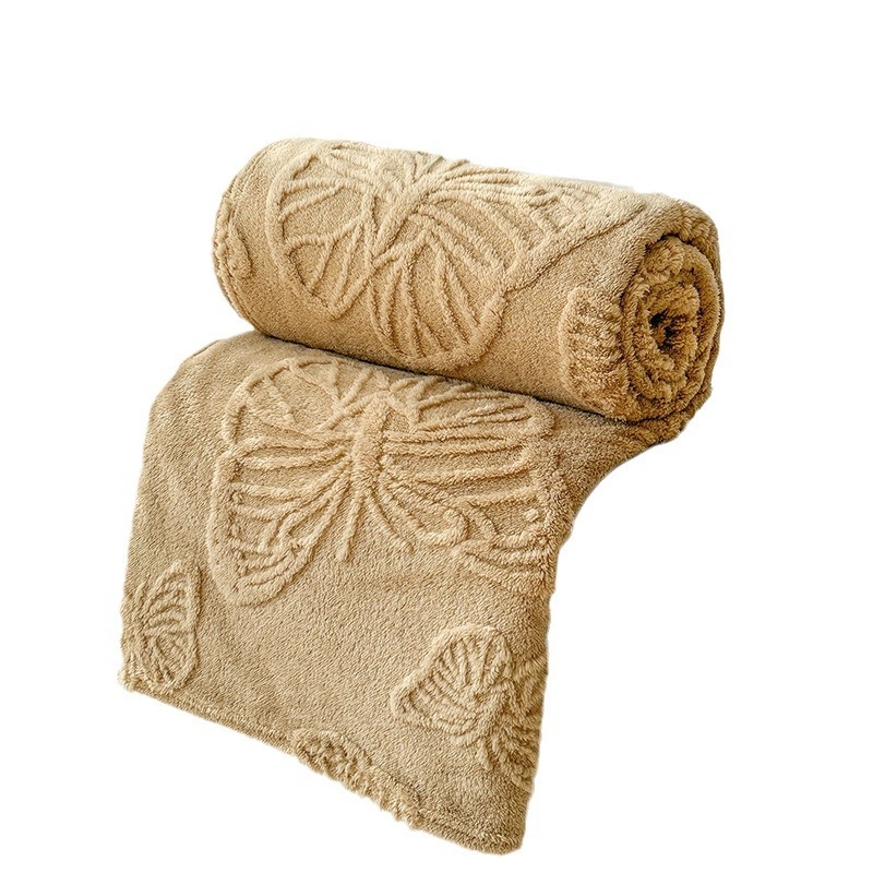 Pătură dintr-un singur strat — poliester, greutate sub 300 g, pentru toate anottempiurile, stil modern minimalist.