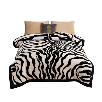 Κουβέρτα Raschel από κοραλλί φλίς, 5000 γ+, μοτίβο με λουλούδια, άνοιξη και φθινόπωρο, απλός και μοντέρνος στυλ