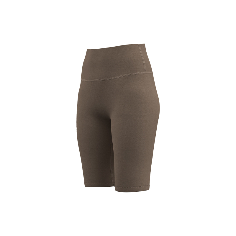 Σορτς γιόγκα υψηλής μέσης, χωρίς ραφές, γρήγορο στέγνωμα, μίγμα πολυεστέρα-ελαστάνης 82,5%/17,5%, κοντό μήκος, για γυναίκες