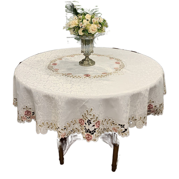 Покривка за маса, кръгла, полиестер