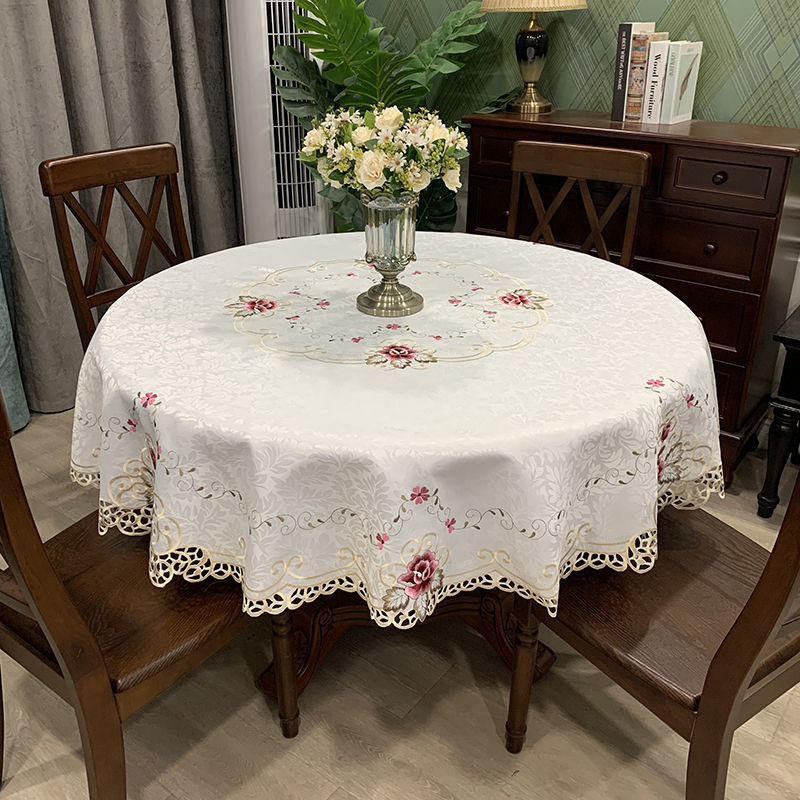 Покривка за маса, кръгла, полиестер