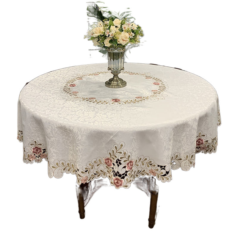 Покривка за маса, кръгла, полиестер