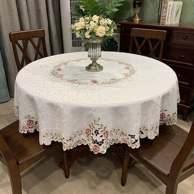 Покривка за маса, кръгла, полиестер
