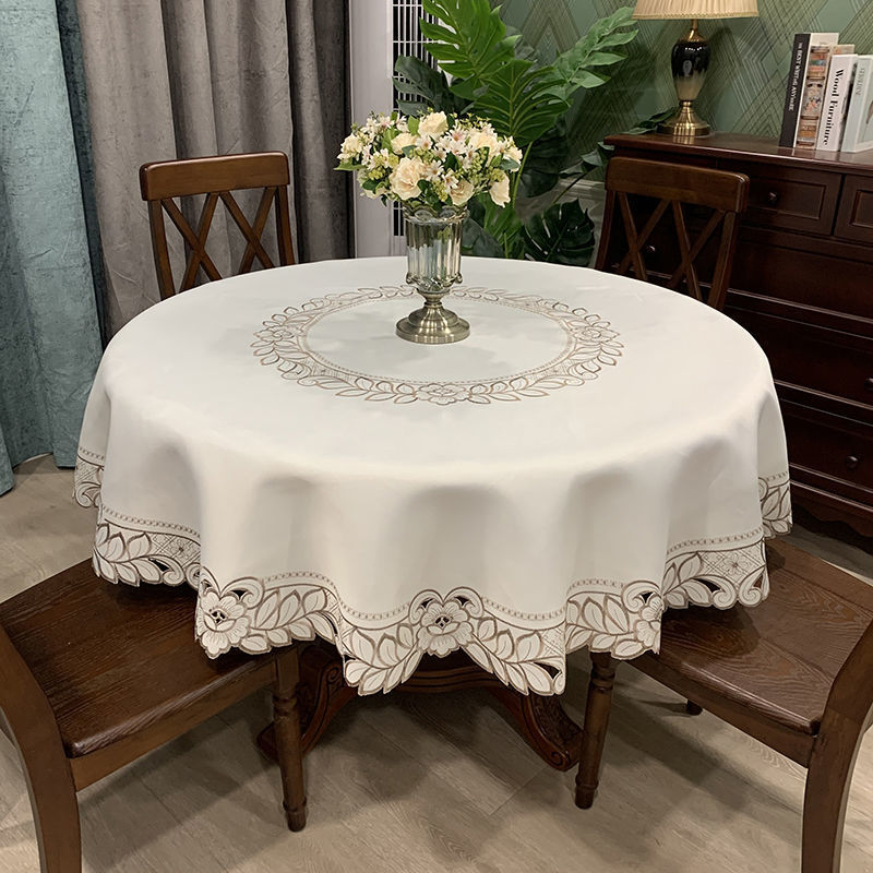 Покривка за маса, кръгла, полиестер