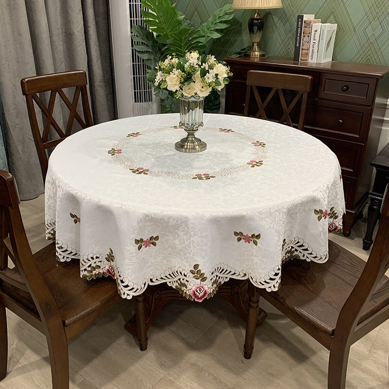 Покривка за маса, кръгла, полиестер