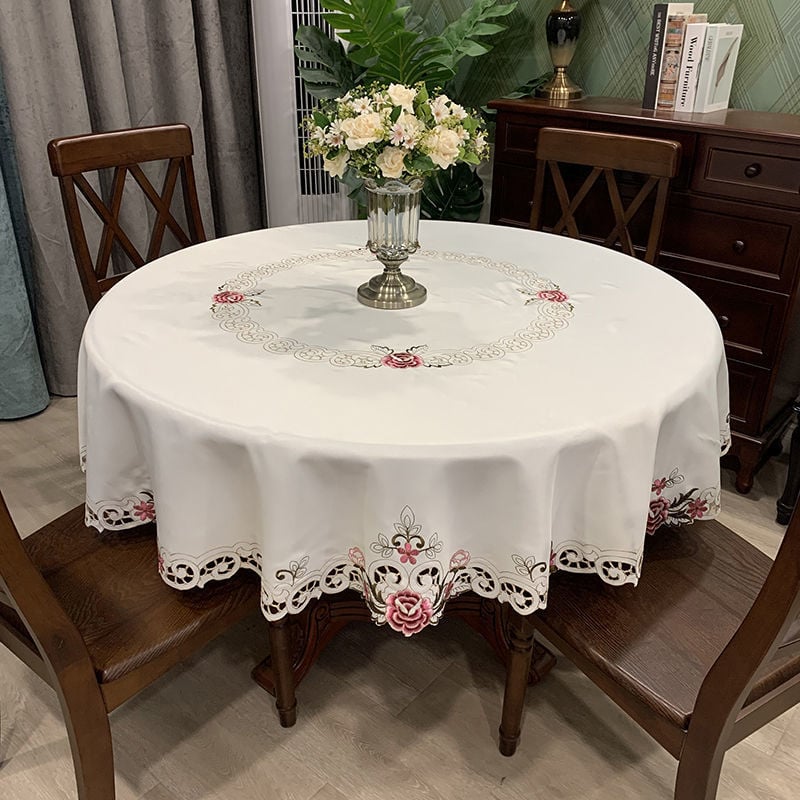 Покривка за маса, кръгла, полиестер