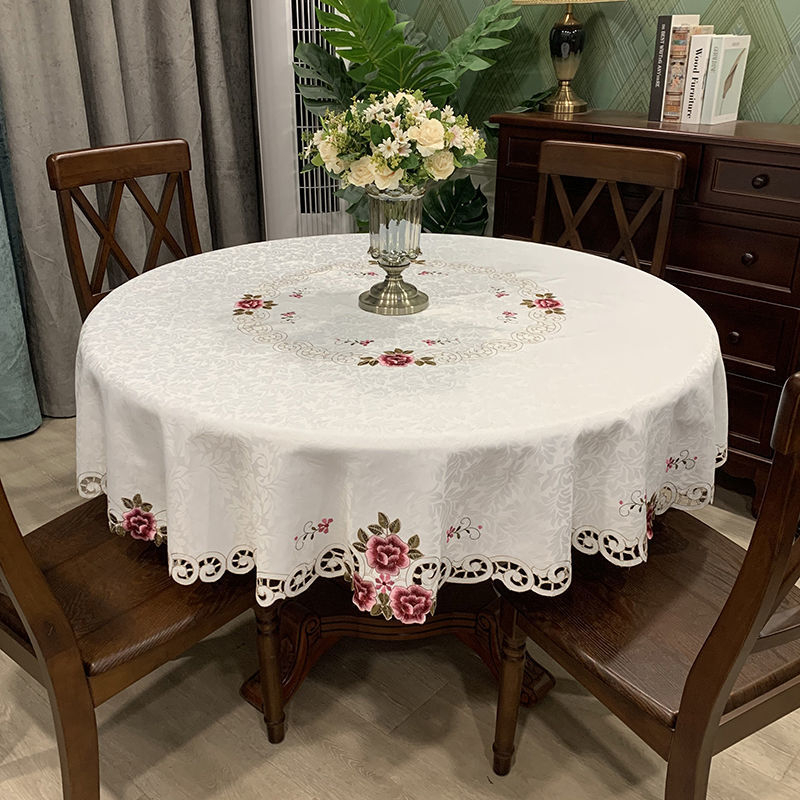 Покривка за маса, кръгла, полиестер