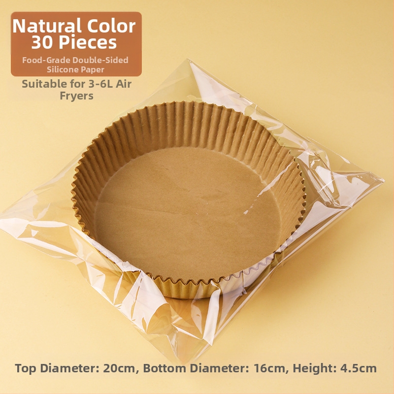 Kvadratinis silikoninis aliejinis kepimo popierius oro frituvei, 38-40 g/m²