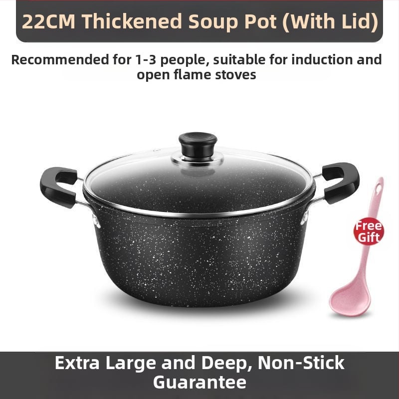 Maifanite тенджера за супа, ковано желязо, 2.1–3 л, комплексно дъно, подходяща за газова печка