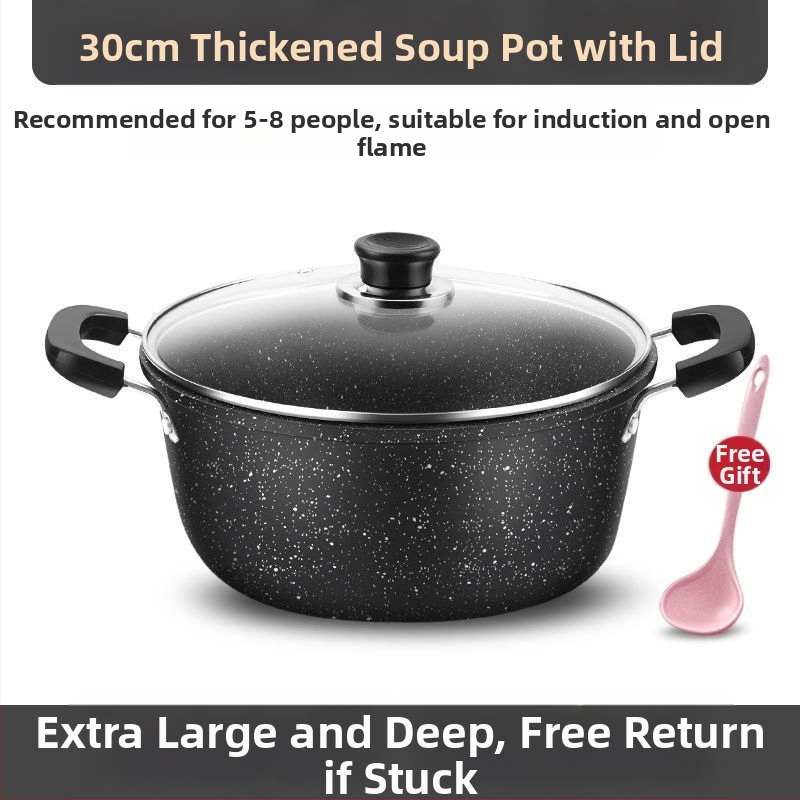 Maifanite тенджера за супа, ковано желязо, 2.1–3 л, комплексно дъно, подходяща за газова печка