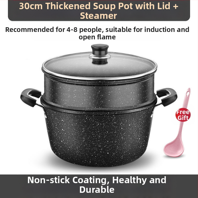 Maifanite тенджера за супа, ковано желязо, 2.1–3 л, комплексно дъно, подходяща за газова печка