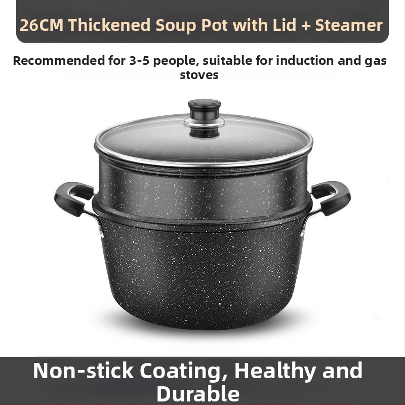 Maifanite тенджера за супа, ковано желязо, 2.1–3 л, комплексно дъно, подходяща за газова печка