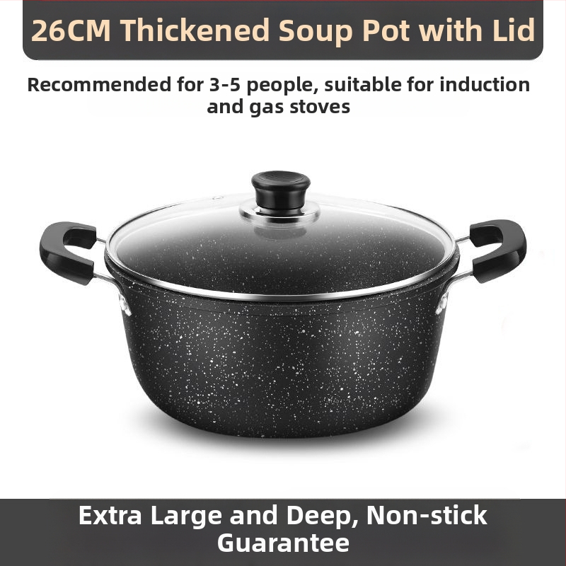 Maifanite тенджера за супа, ковано желязо, 2.1–3 л, комплексно дъно, подходяща за газова печка