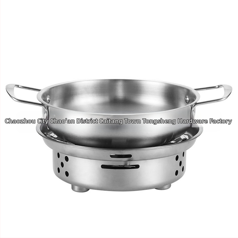 Korejiečių stiliaus nerūdijančio plieno makaronų sriubų puodas, namų naudojimui, neelektrinis, suderinamas su įprasta virykle