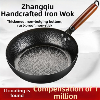 Geležinė kepimo keptuvė be dangos, be dangos, su daugiasluoksniu dugnu, suderinama su indukcine ir dujine virykle, stiklo dangtis iš nerūdijančio plieno