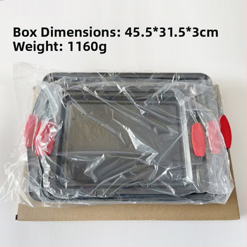 Taisnstūrveida antiadhēzējoša cepamā panna un kūkas forma, izturīga augstām temperatūrām, no oglekļa tērauda, mūsdienīgs vienkāršs dizains.