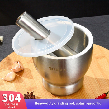 Χειροκίνητος πολτοποιητής σκόρδου – 304 ανοξείδωτο ατσάλι, μεταλλικό πολυλειτουργικό εργαλείο για σκόρδο